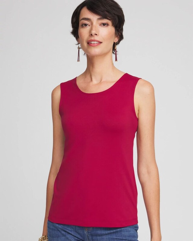High Neck Microfiber Tank - image 1